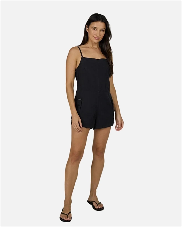 Salty Crew Driftwood Romper - Black